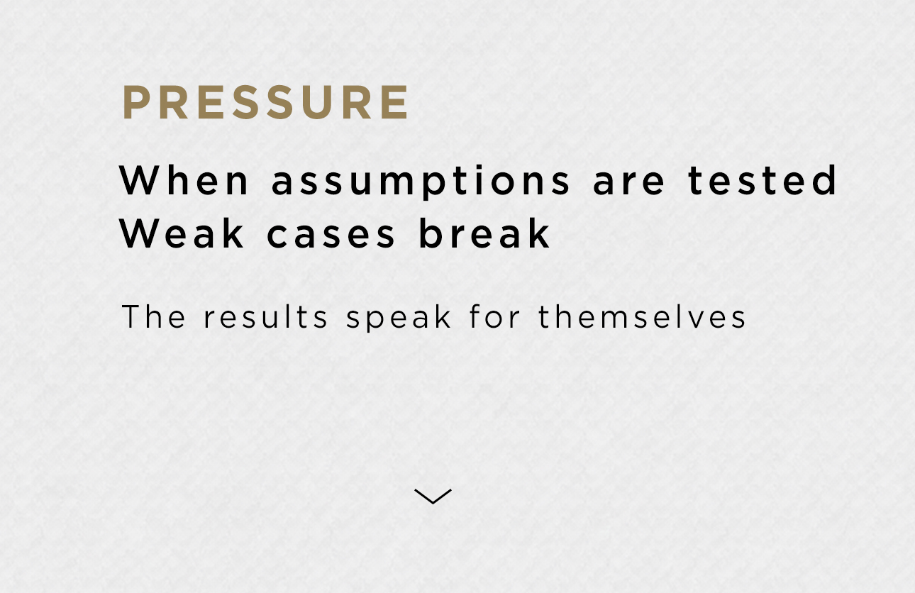 Proof. When assumptions are tested, weak cases break. The results speak for themselves.