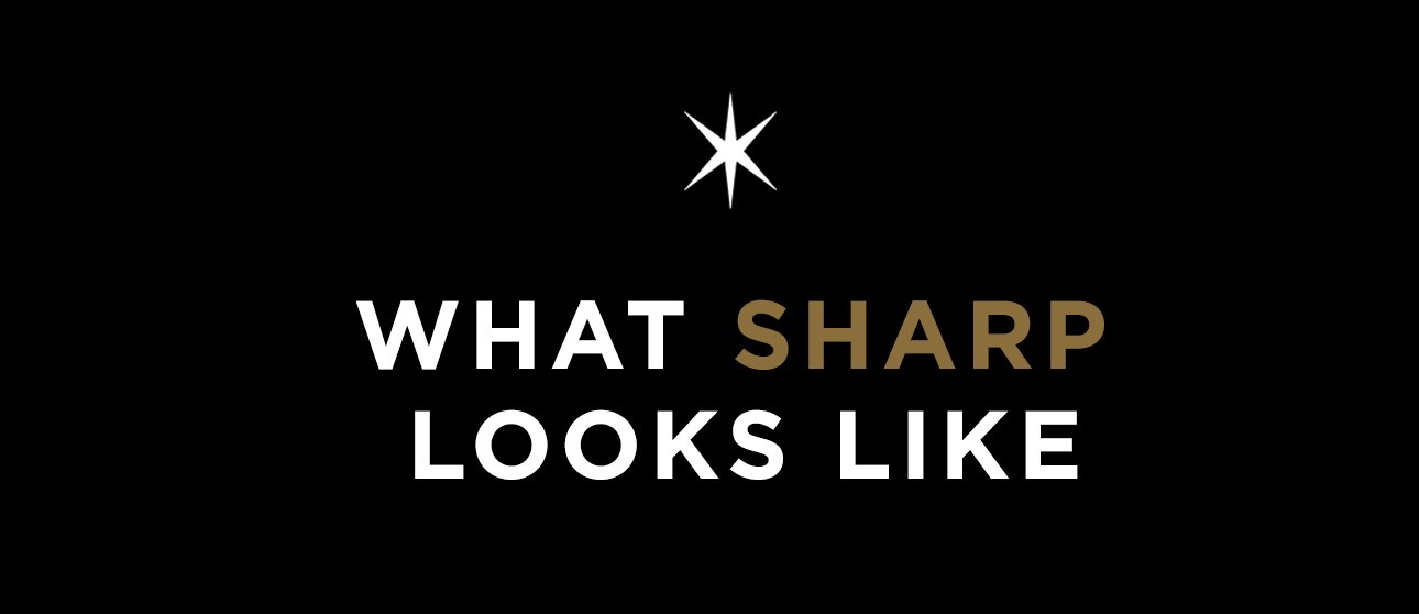 What sharp looks like.